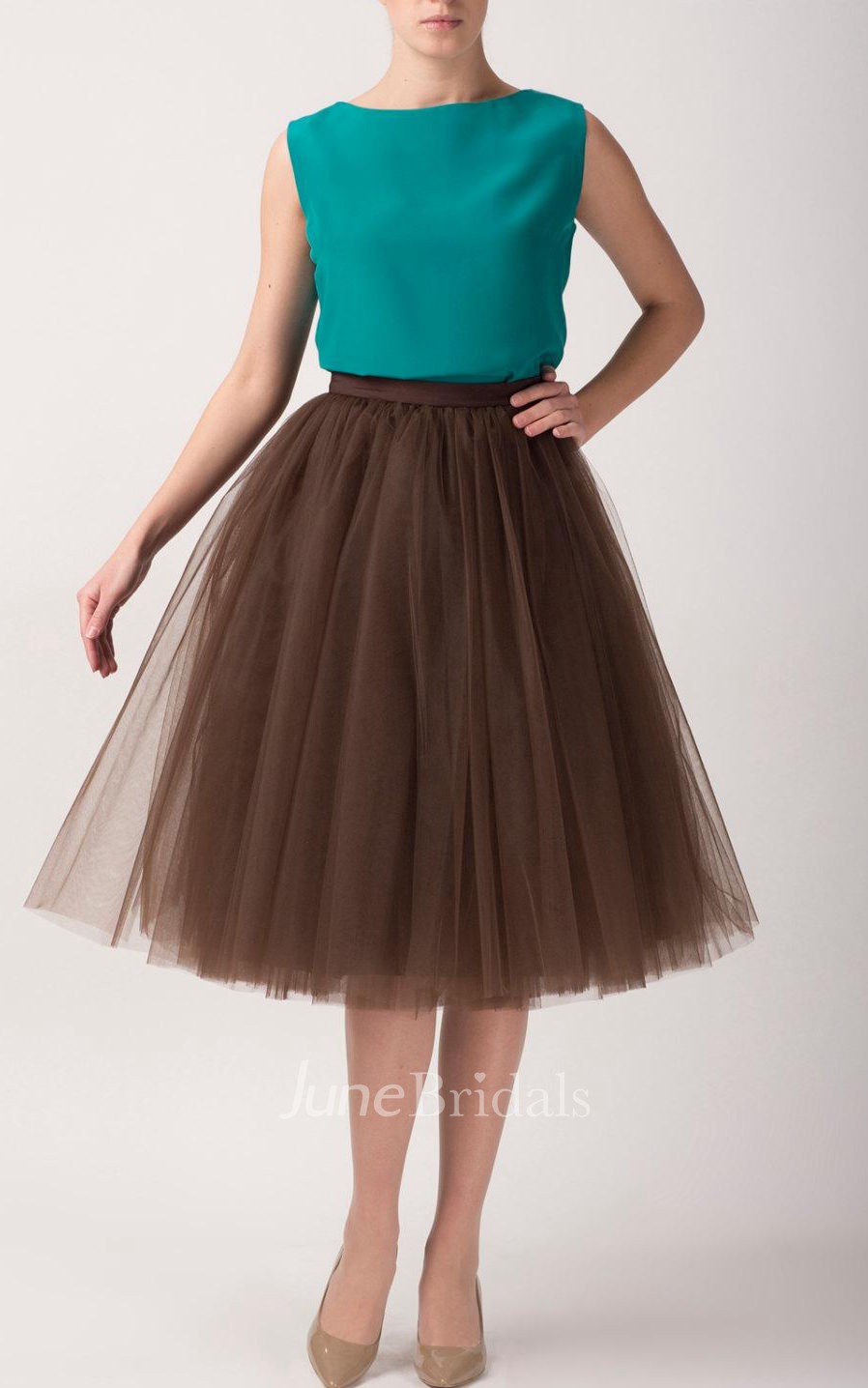 Brown Tulle Skirt 21