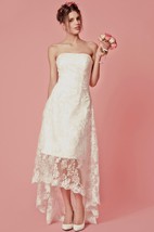 High-Low Style Bridals Dresses Hi Lo Wedding Gowns - June