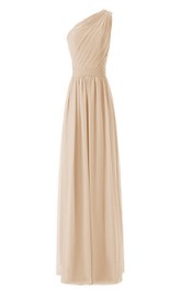 Sweetheart Long Chiffon Sheath With Tiers - June Bridals