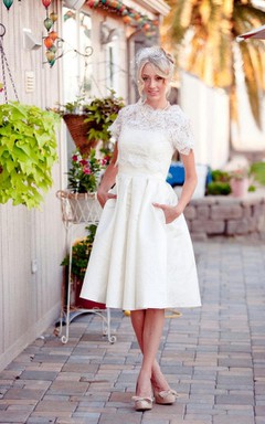 Trendy Courthouse Wedding Dress- Casual Wedding Dresses - June Bridals
