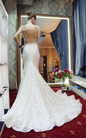 Sheath Column Wedding Dress Cheap Affordable Sheath Bridal