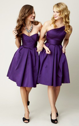 Crazy Purple Bridesmaid Dresses