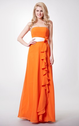 Burnt Orange Bridesmaid Dresses