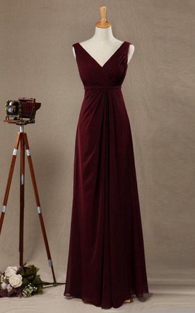 Maroon Cocktail Dress