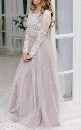 Long Sleeve Bridesmaids Dresses Bridesmaid Dress With Sleeves Wedding Violet Fog Dress