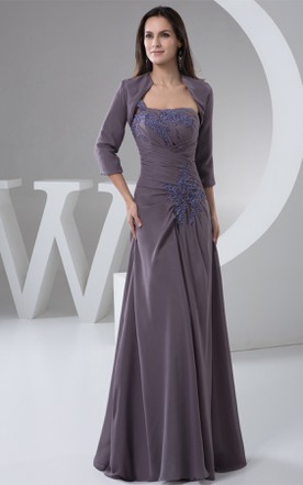 Strapless Formal Dress