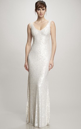 Cheap Sequin Wedding Dress Glitter Wedding Dresses June Bridals