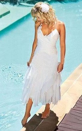 Beach Destination Bridal Dresses Casual Informal Wedding Gowns