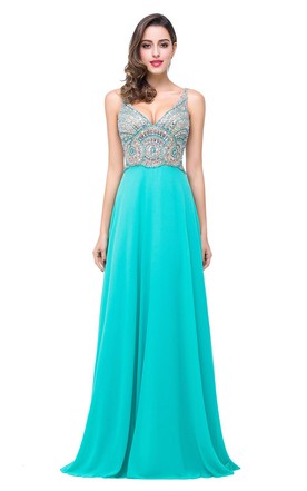 Turquoise Formal Dress
