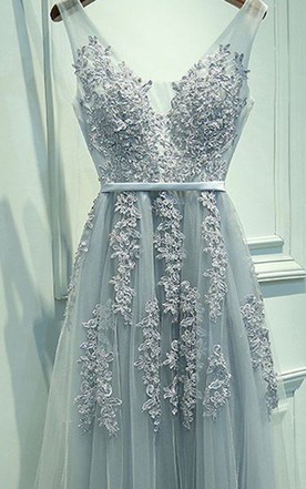 Vintage Tulle Prom Dress