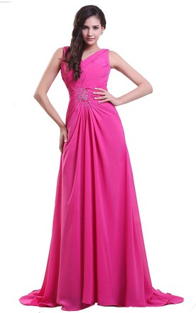 Hot Pink Bridesmaid Dresses