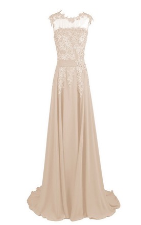 Champagne Color Evening Dresses Long Prom Dress June High Neck Long Gown With Fl Embroidery Detail