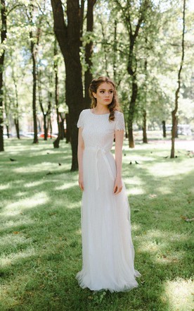 Simple Wedding Dresses with Sleeves