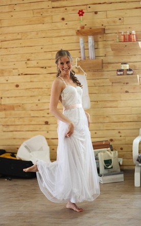 Racerback Wedding Dress