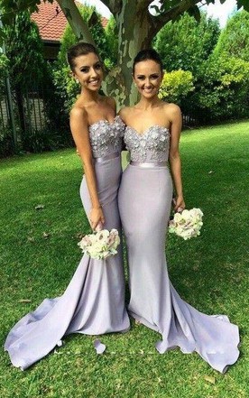 Lavender Bridesmaid Dresses Cheap