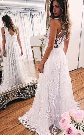 Custom Cheap Prom Gowns Hand Made Formal Dresses For Customer