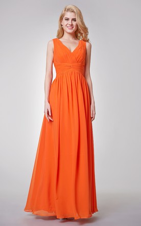 Burnt Orange Bridesmaid Dresses