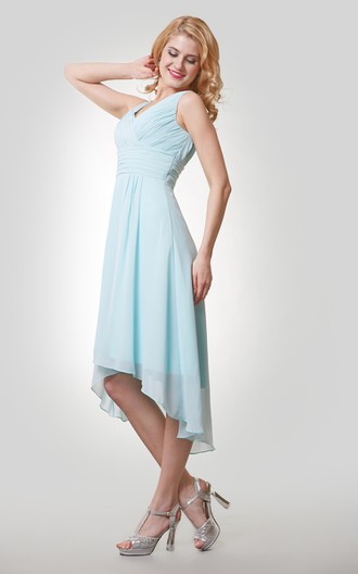 High Low Chiffon Dress