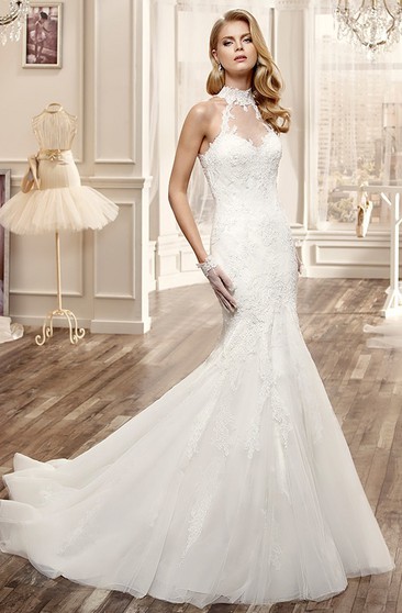 High Neckline Bridal Dresses High Collar Wedding Gowns June Bridals