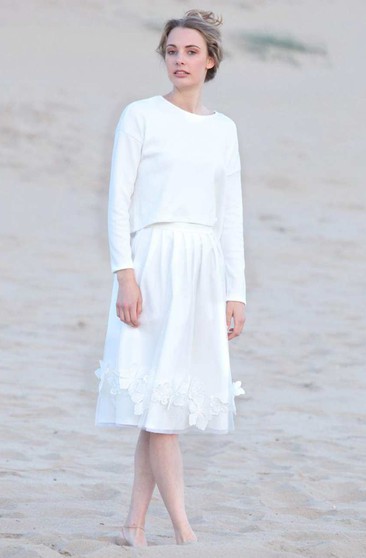 Mid Length Wedding Dresses Knee Length Wedding Dresses June