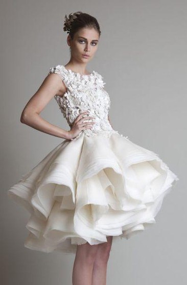 Short Wedding Dress White Bridal Gowns June Bridals