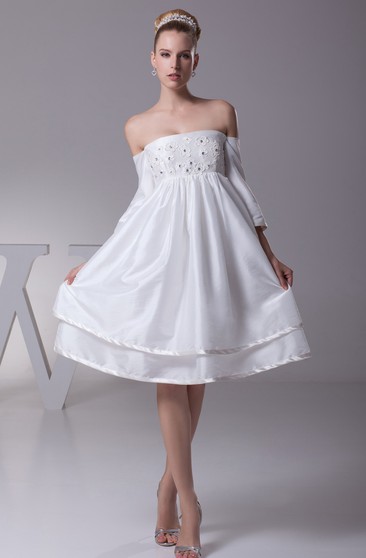 Short Empire Waist Wedding Dresses On Sale June Bridals
