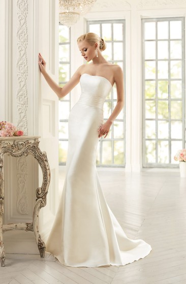 Mermaid Trumpet Wedding Dress Cheap Affordable Fishtail Bridal