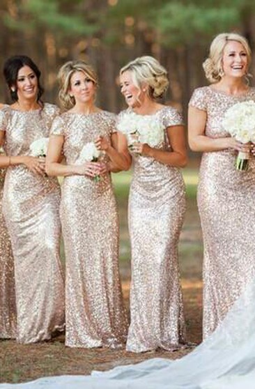 champagne colored bridesmaid dresses