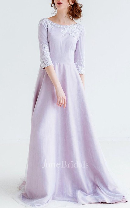 Purple Lace Wedding Dresses