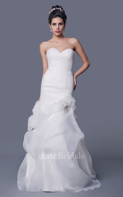 Embellished Organza Wedding Dress