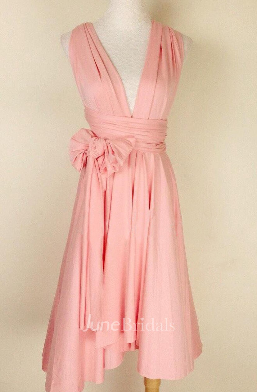 infinity dress knee length