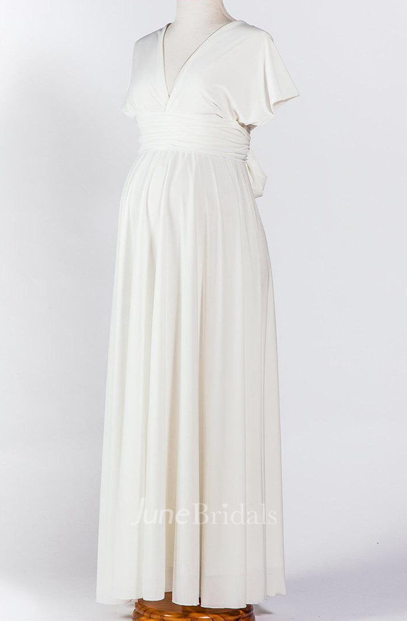 satin infinity dress