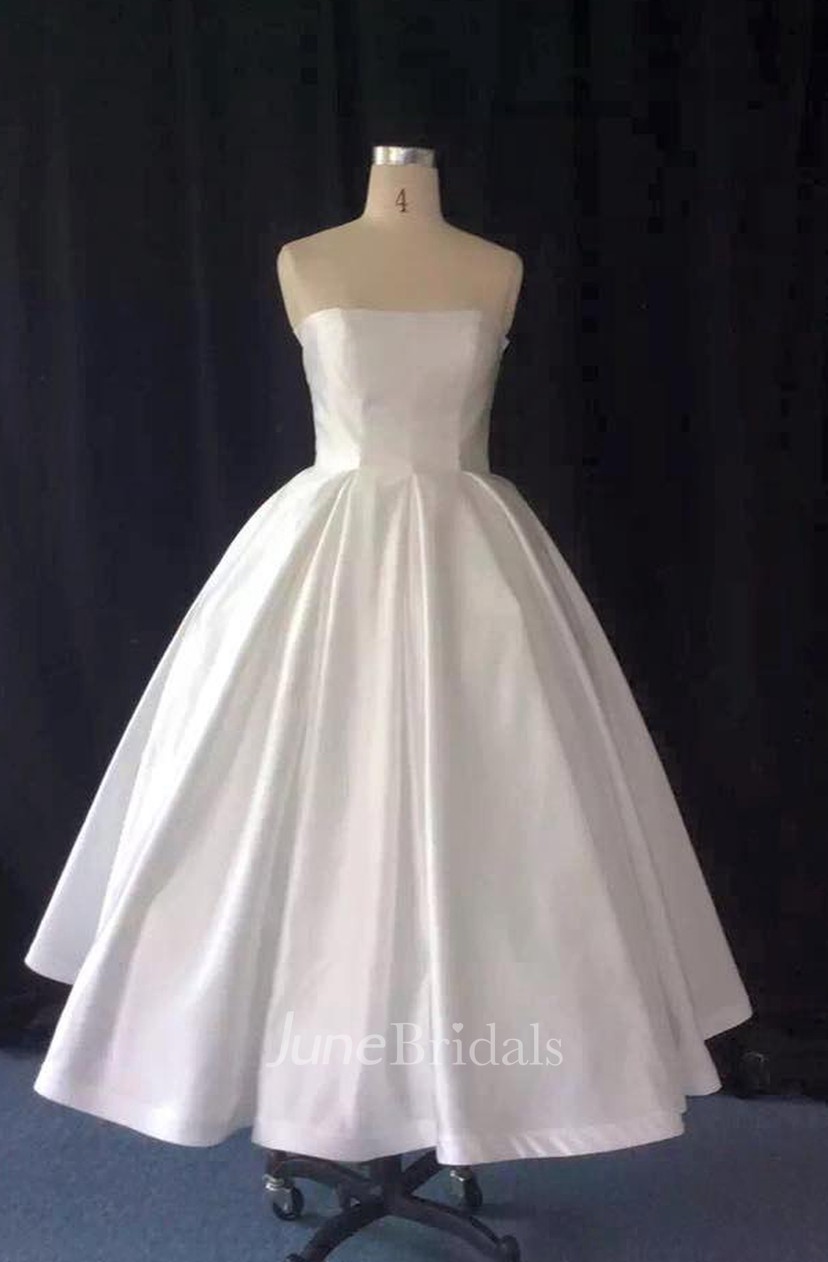taffeta wedding dress